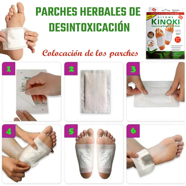 🔥Parches para pie kinoki 3 Cajas.
